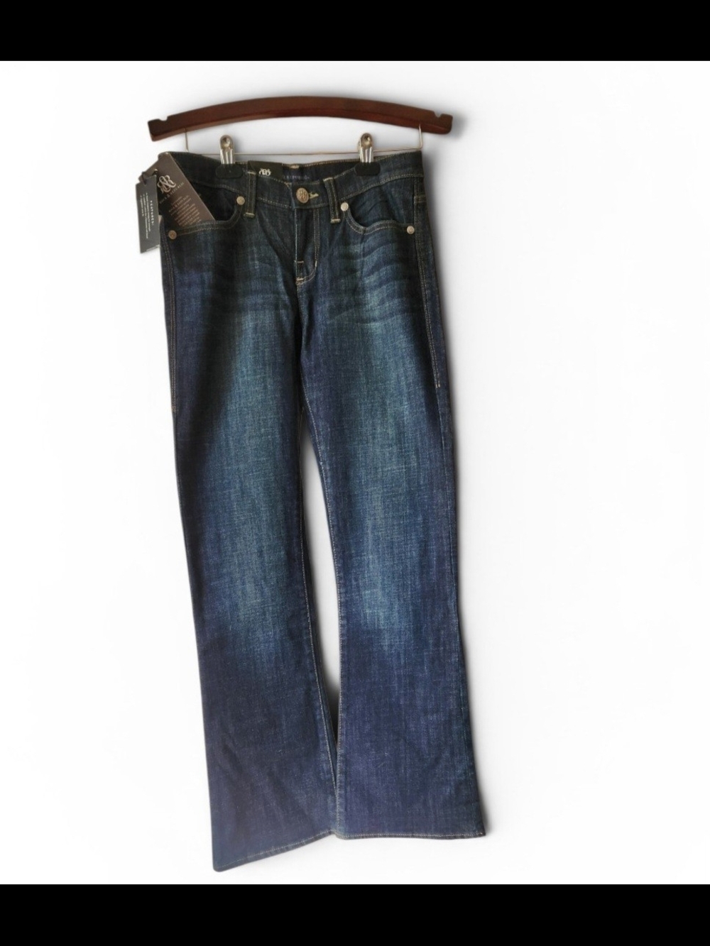 Rock & Republic Women's Dark Blue Boot Cut Jeans 8 S
